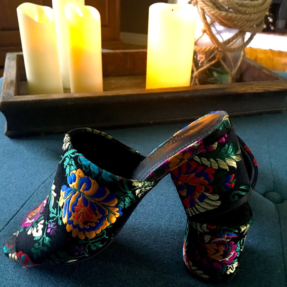 Rich Jewel Tone Mules